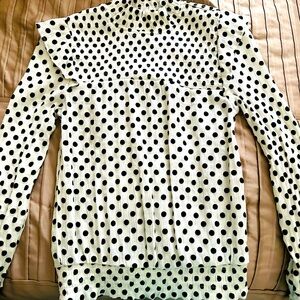 Polka-dot blouse